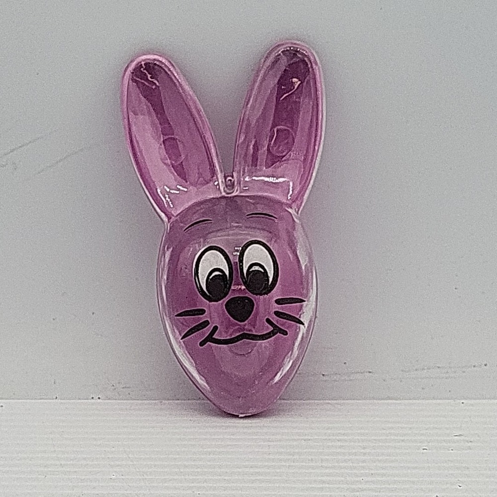 Vintage Sun Hill Plastic Purple‎ Easter Bunny Head Container